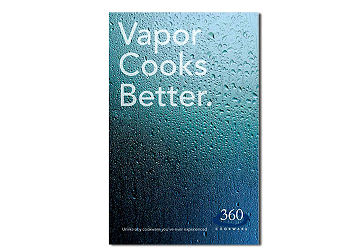 Vapor Cooks Better Brochure Cover