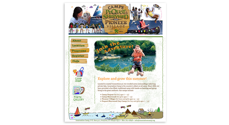 http://www.redroostergroup.com/2010/08/18/camp-website/